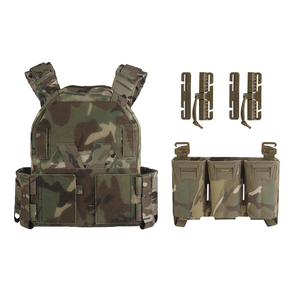 ZK Tactical Plate Carrier with Magazine Pouches