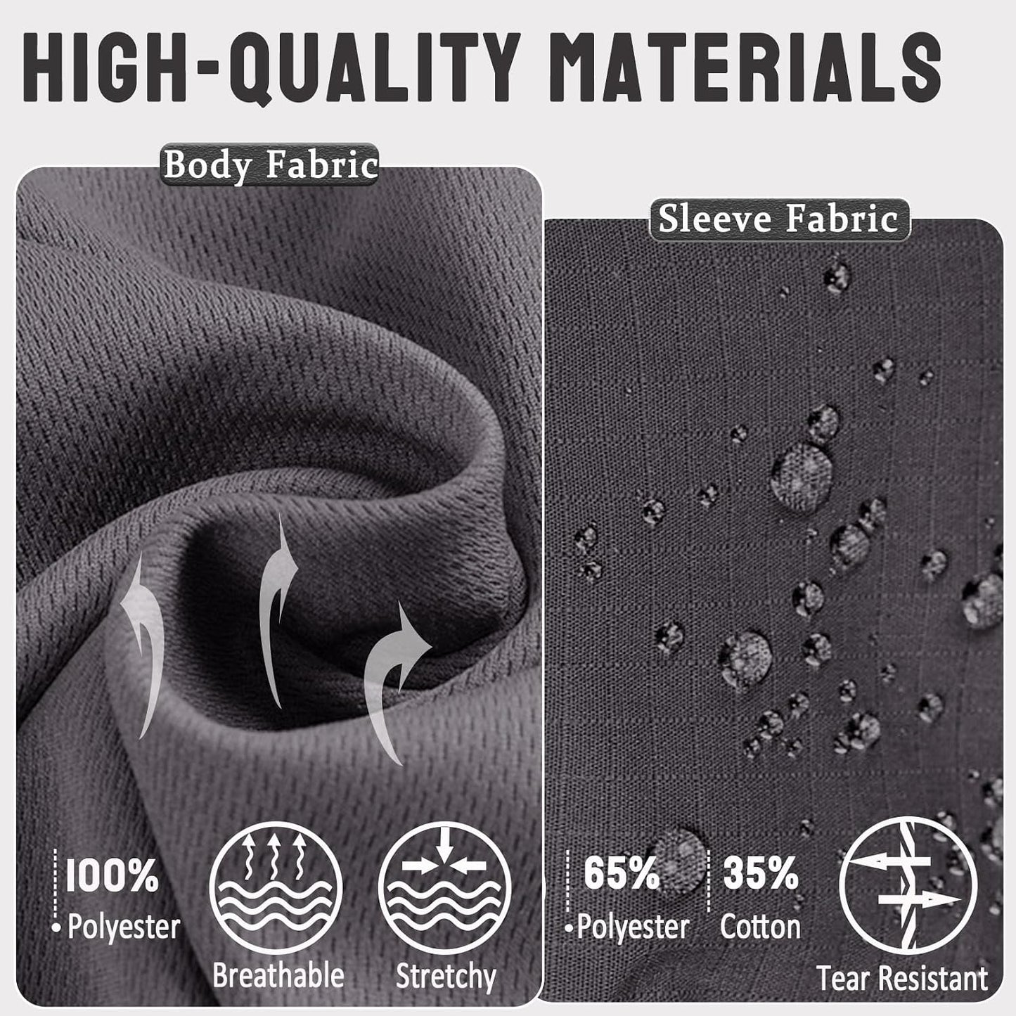 Breathable Long Sleeve BDU T-Shirt Top for Outdoor Sports