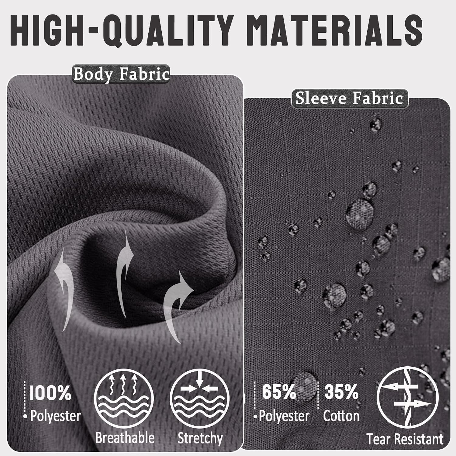 Breathable Long Sleeve BDU T-Shirt Top for Outdoor Sports