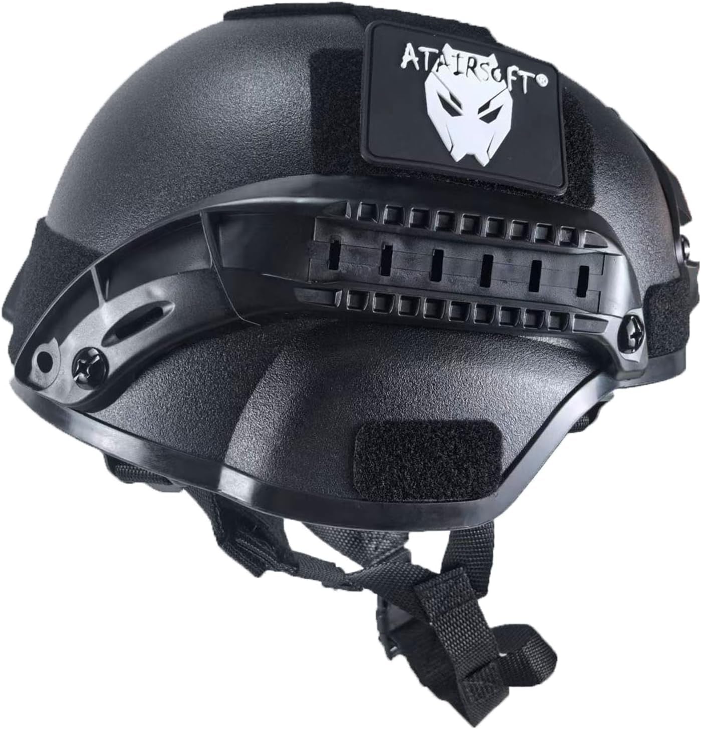 Tactical Airsoft Paintball MICH 2000 Helmet with Side Rail & NVG Mount