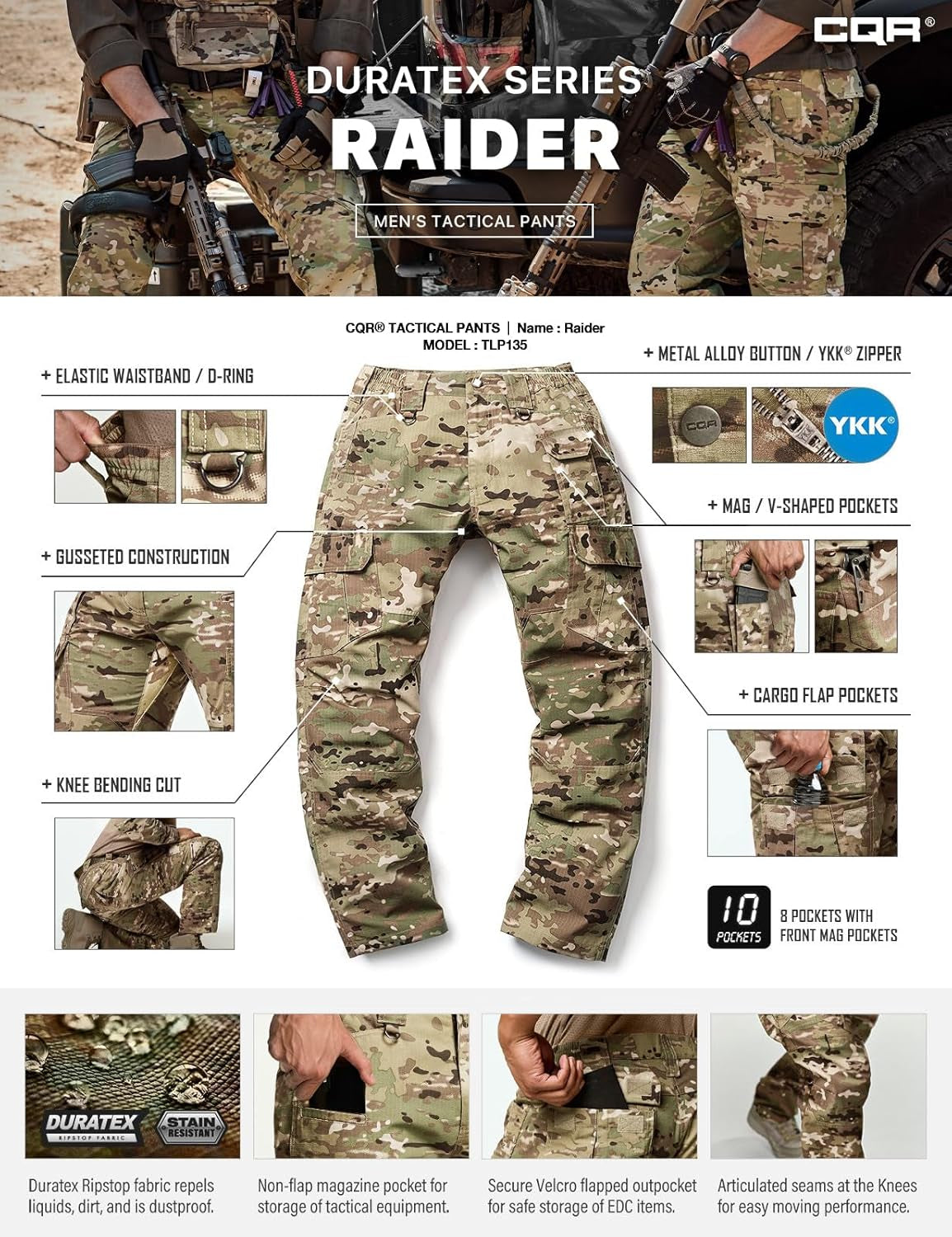 Tactical Lightweight Cargo Pants