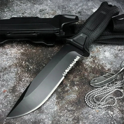 Camouflage GB 1500 Strongarm Full Tang Fixed Blade Knife