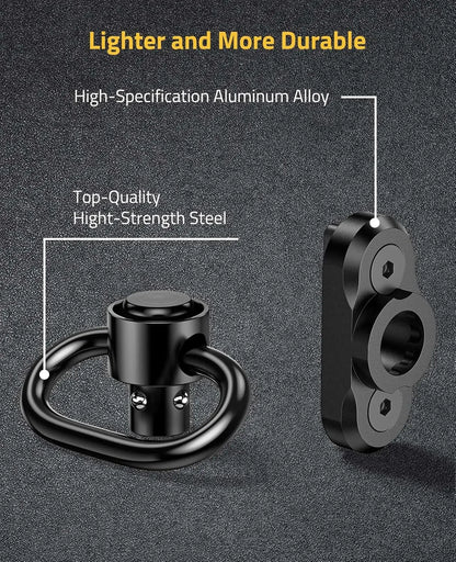 1.25" QD M-Lok Rifle Sling Swivel Mount Adapter