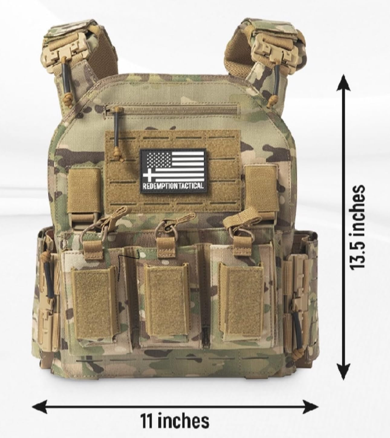 Redemption Crusader 2.0 Tactical Vest with Quick Release Buckles 
