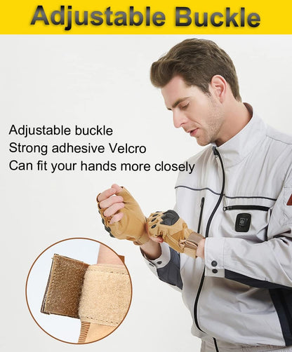 Outdoor Fingerless Gloves for Men 