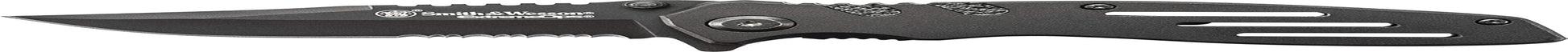 Accessories Extreme Ops SWA24S 7.1In S.S. Folding Knife with 3.1In Serrated Clip Point Blade and Aluminum Handle for Outdoor