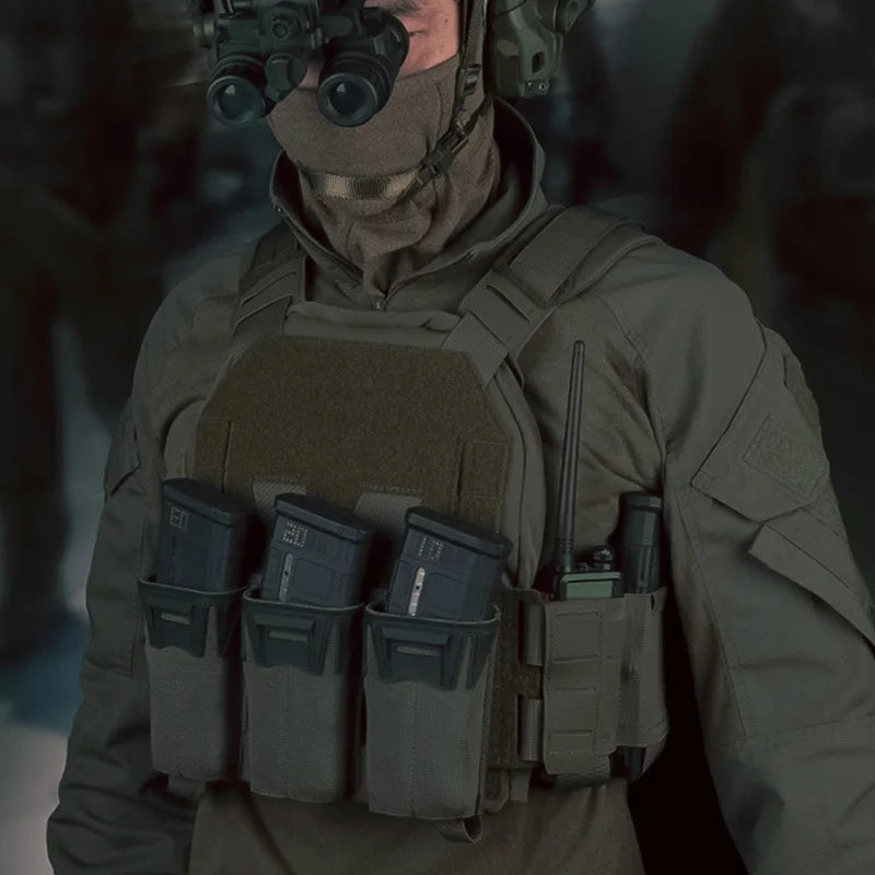ZK Tactical Plate Carrier with Magazine Pouches