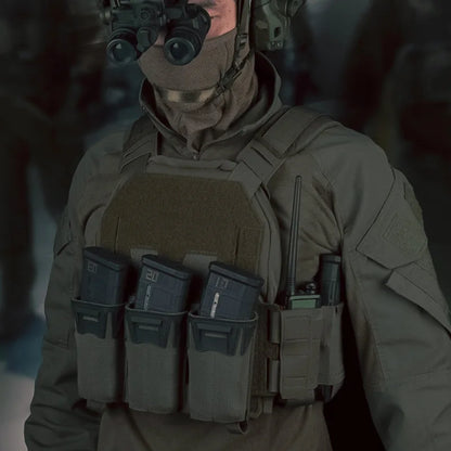 ZK Tactical Plate Carrier with Magazine Pouches