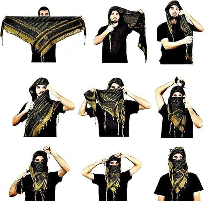 Shemagh Tactical Desert Scarf 100% Cotton 