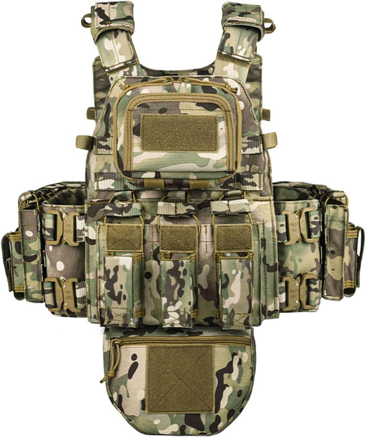 YAKEDA Tactical Training Vest with PALS System 