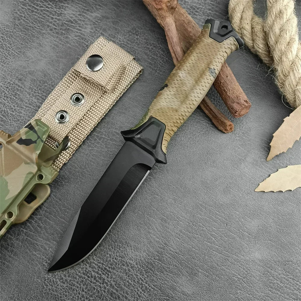 Camouflage GB 1500 Strongarm Full Tang Fixed Blade Knife