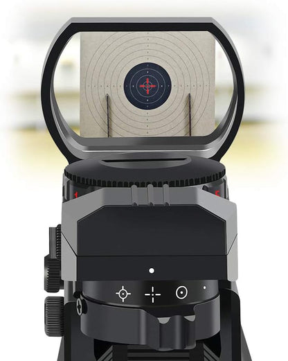 Reflex Sight - Adjustable Reticle (4 Styles) Both Red and Green in One Sight!