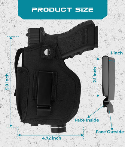 Gun Holster with Laser/Light IWB/OWB Concealed Carry Pistols Holster 