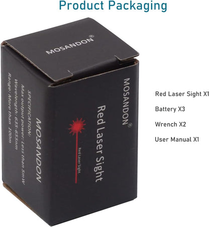 Compact Tactical Red/Green Laser Sight With Picatiny Support
