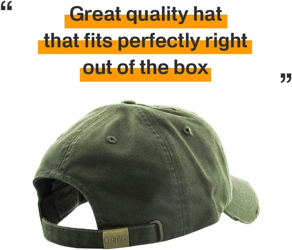 Distressed American Flag Baseball Cap