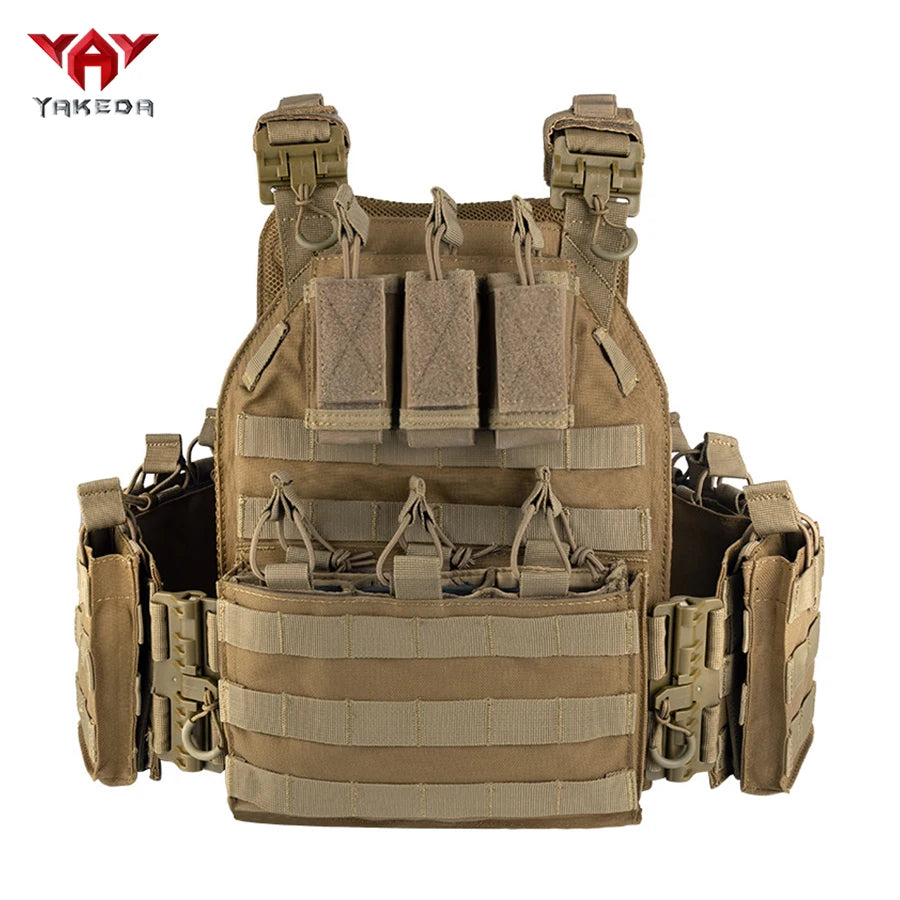 YAKEDA Quick Disassembly Training Vest, Outdoor Equipment, Training Vest, CS Training Equipment