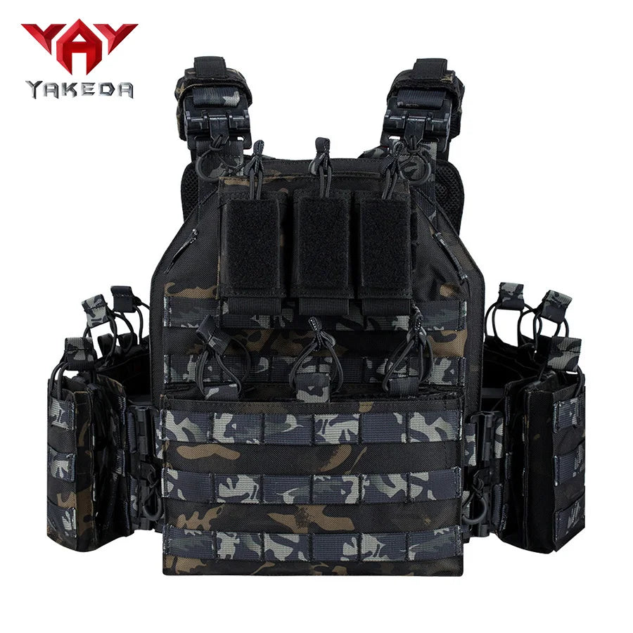 YAKEDA Quick Disassembly Training Vest, Outdoor Equipment, Training Vest, CS Training Equipment
