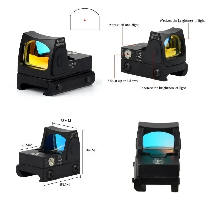Red Dot Reflex Sight For Handgun 