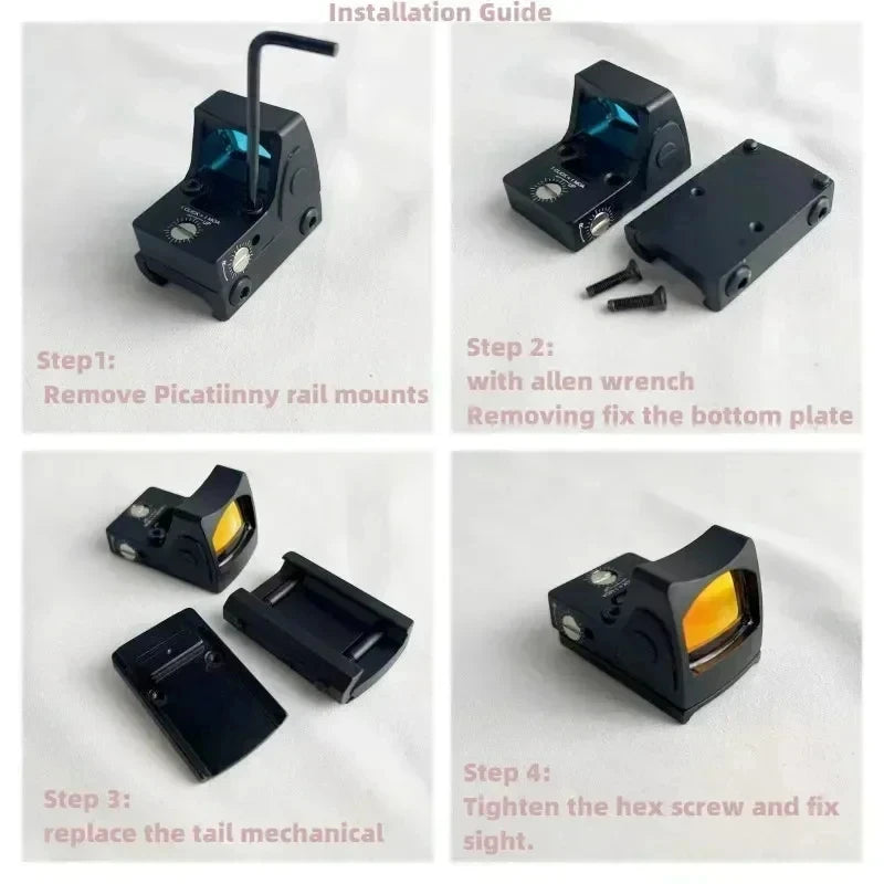 Red Dot Reflex Sight For Handgun 