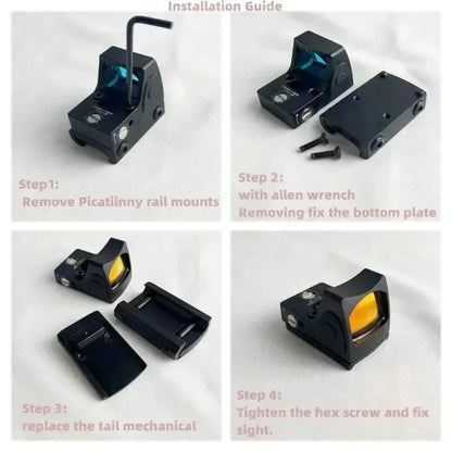 Red Dot Reflex Sight For Handgun 
