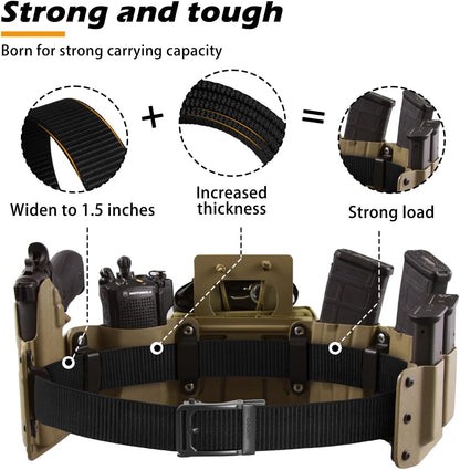 Men'S Ratchet Tactical Belt, 1.5" 