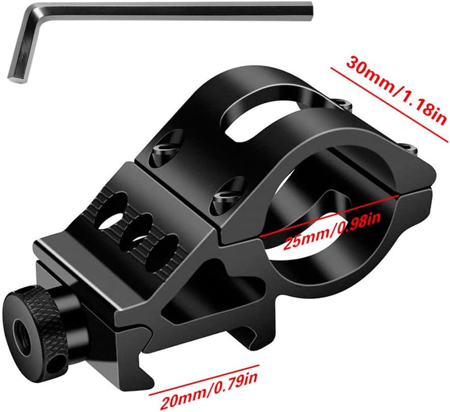 Tactical Flashlight Type-C USB Rechargeable 6000 Lumens Waterproof For Picatiny Rails