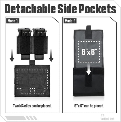 Breathable Quick Release Tactical Vest