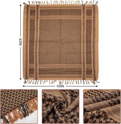 Shemagh Tactical Desert Scarf 100% Cotton 