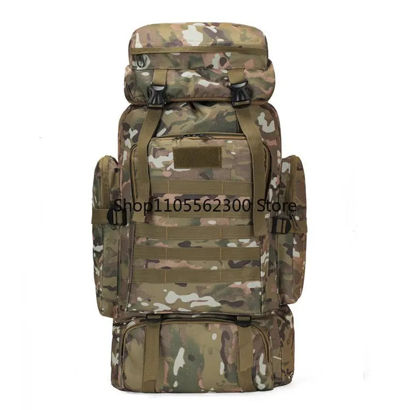 80L Large Capacity Oxford Tactical Backpack