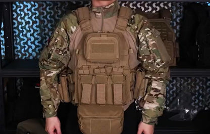 YAKEDA Tactical Training Vest with PALS System 