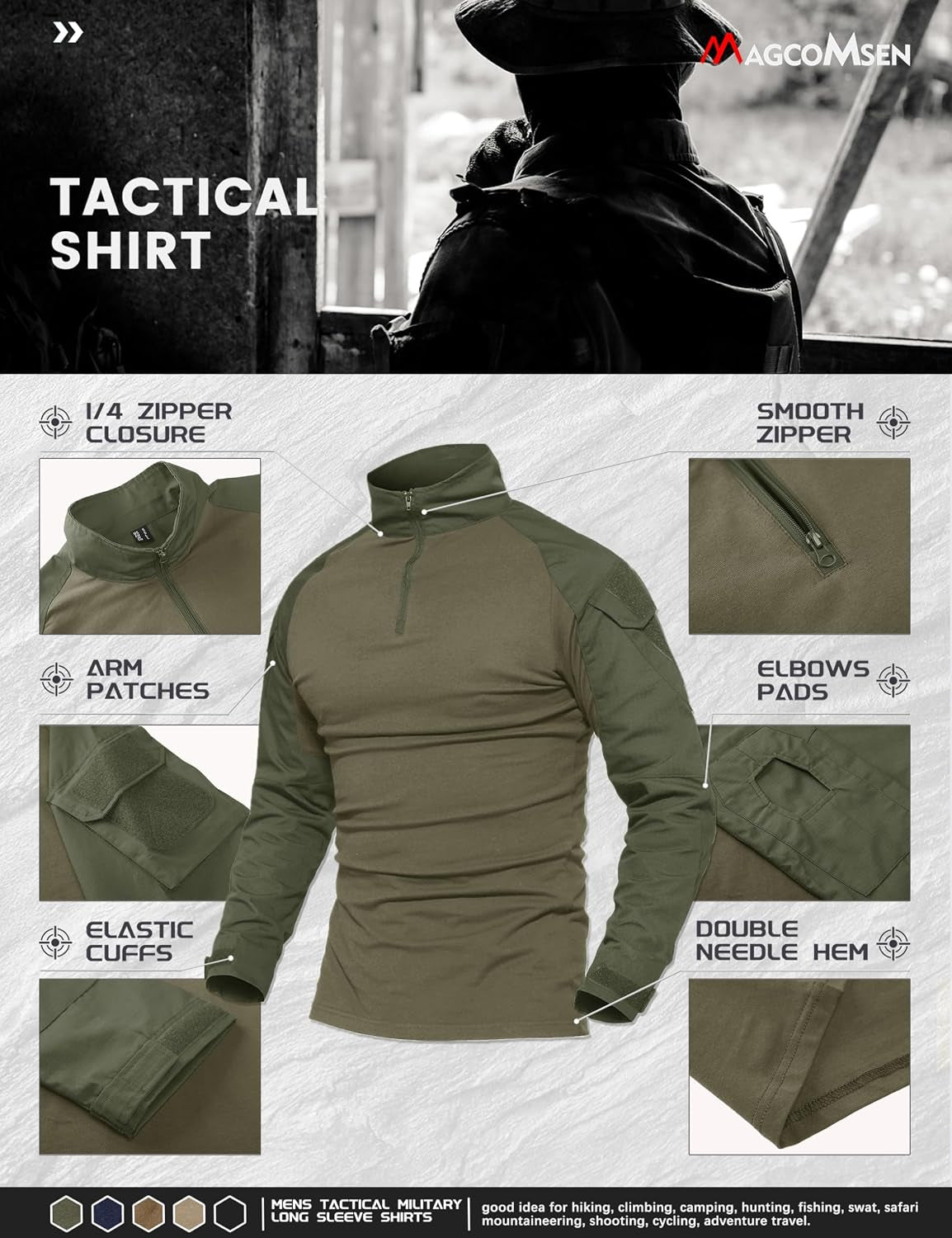 Long Sleeve Breathable Tactical Top