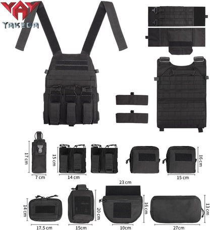 YAKEDA Tactical Training Vest with PALS System 