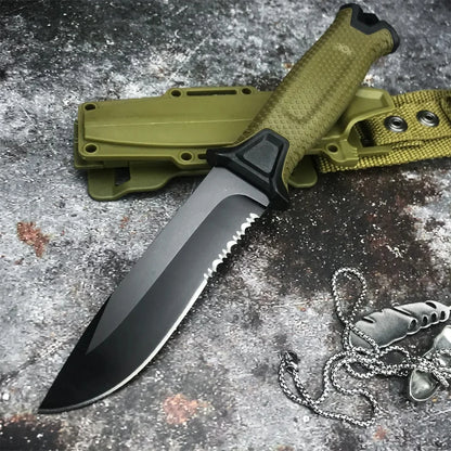 Camouflage GB 1500 Strongarm Full Tang Fixed Blade Knife